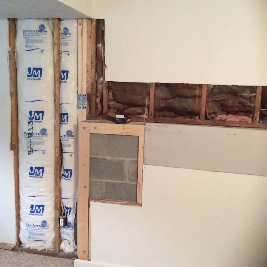 Wall insulation replacement during Contents Cleaning & Restoration in Omak